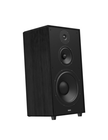 Coppia diffusori Indiana Line 3 vie da scaffale vinile frassino nero
