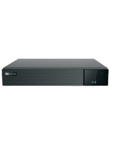 NVR  IP 4ch max 8mp con hdmi audio 4in 1x hdd 1x RJ45