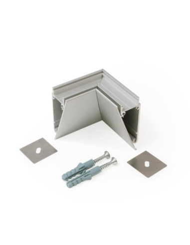 Connettore angolo interno 90° per profilo LED WALLE12