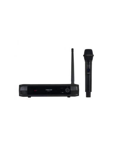 Microfono radio UHF frequenza fissa ad impugnatura