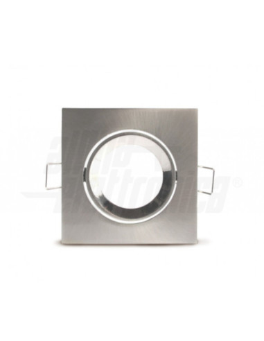 Supporto lucido per LED 83x83mm orientab attacco non incluso
