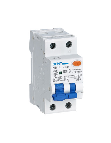 Interruttore MTD 1pN 25A C 300mA AC 6k