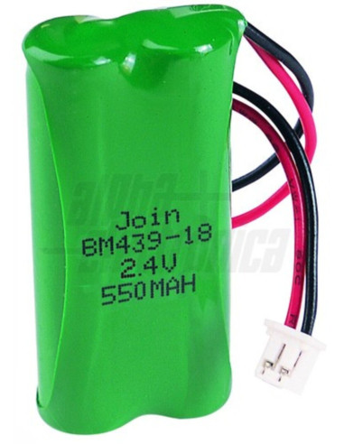 Batteria AAA NiMH 2,4V 300mA molex 30,2x30,7x14,5mm