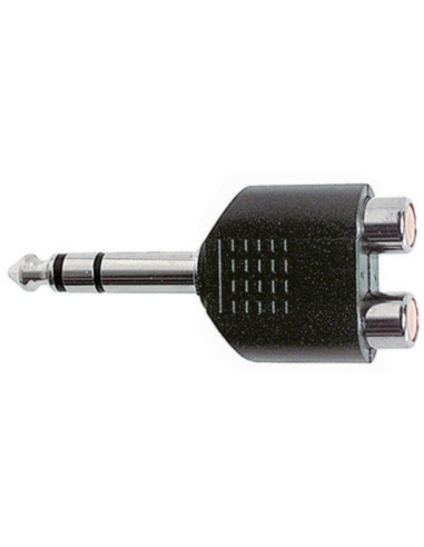Adattatore sp.6,3 stereo-2 prese rca