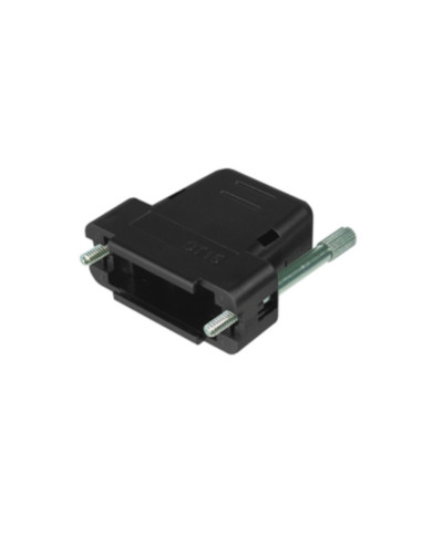 Guscio D-Sub 25p vite corta plastica nero
