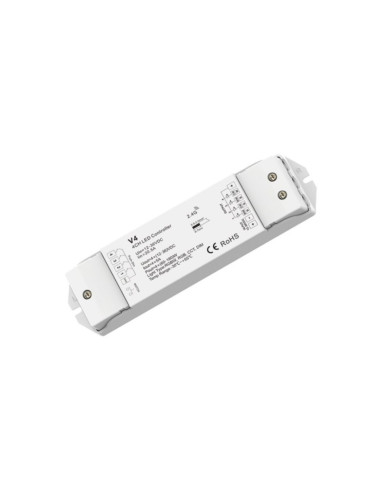 Ricevitore controller RGBW 12/48V 4ch x 5A radiofrequenza 2.4 GHz