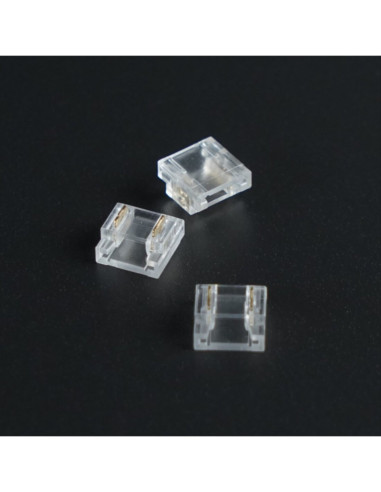 Connettore rapido x strisce led 8mm IP20 confezione 10pz