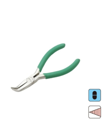 Pinza becchi curvi 130mm