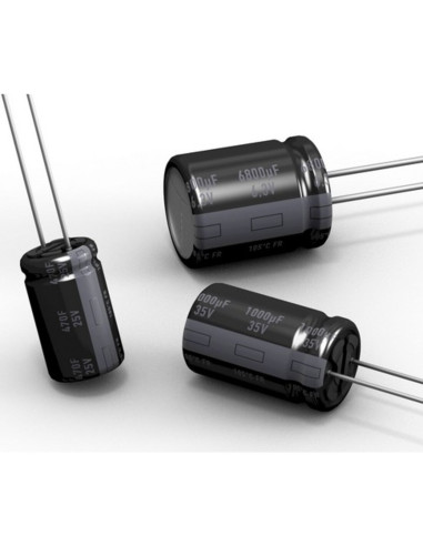 Condensatore elettrolitico verticale 25V  4700μF