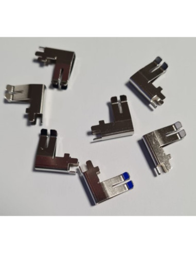 Connettore faston 90° 6,3 da circuito stampato