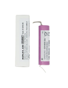 Batteria litio 3,6V 2600mAh con lamelle Vcar: 4,2V -...