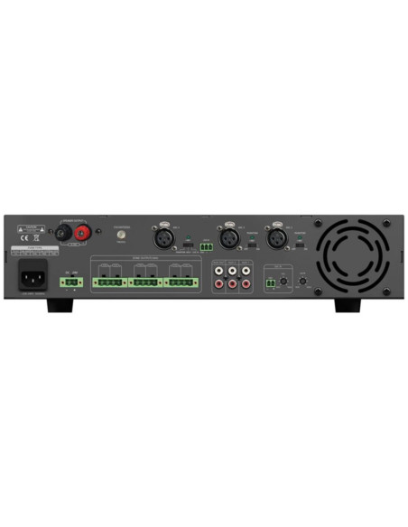Ampli pa 100V 4-16Ω 6 zone regolabili 120W fm-dab/usb/bt