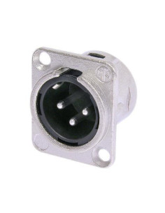 Xlr maschio a saldare serie dl nichel contatti argento