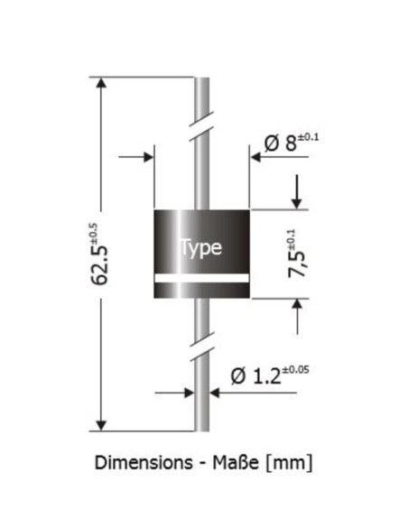 Diodo Schottky 15A 40V assiale