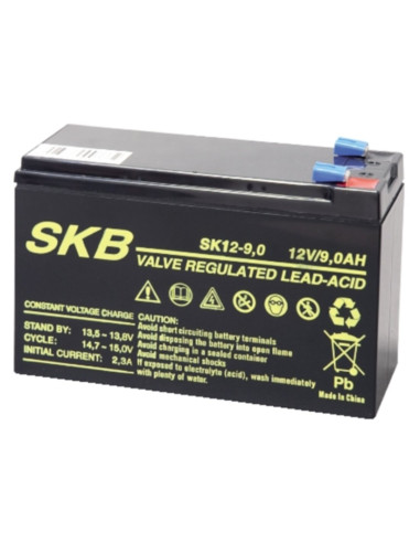 Batteria al piombo 12V 9,0Ah faston 6,3