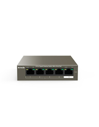 Switch rete gigabit 4 porte PoE + 1