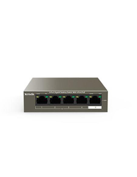 Switch rete gigabit 4 porte PoE + 1