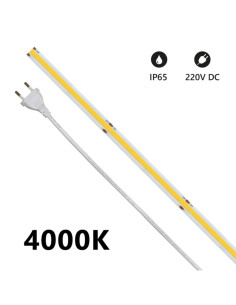 Striscia LED cob 220V 15W 4000k 5m