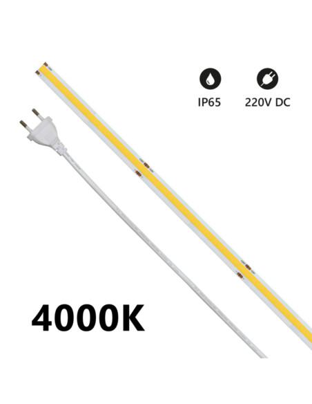 Striscia LED cob 220V 15W 4000k 5m