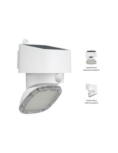 LED solare multifunz/orientabile 2000lm