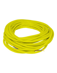 Cavo tessile flessibile giallo 2x0,75 10m