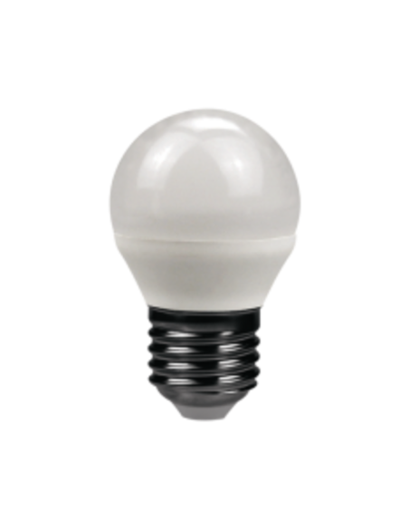 Lampada LED E27 220V 6W mini sfera bianco caldo 930068