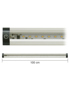 Barra LED triangolare 10W 3000k 100cm con interruttore