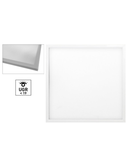 Pannello LED 600x600 40W 4000k 4000lm 595x595mm prismatico