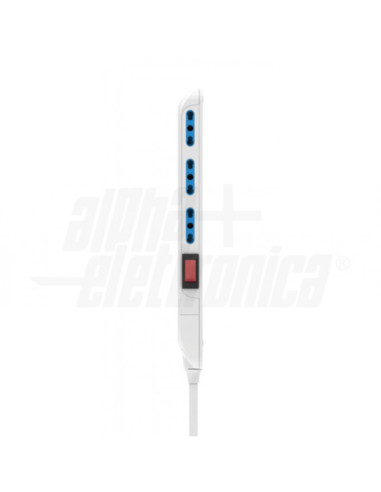 Multipresa slim 3p 10/16a c/int bianca