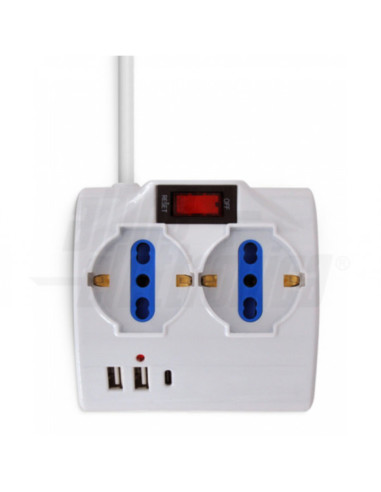 Multipresa tavolo shuko/bipasso/usb con...