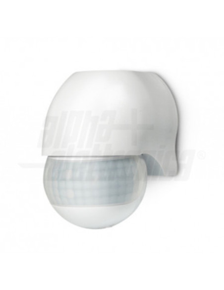 Sensore pir 230V IP44 bianco
