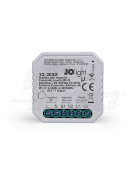 Modulo smart Wi-Fi controllo cancello 230VAC  - compatibile tuya