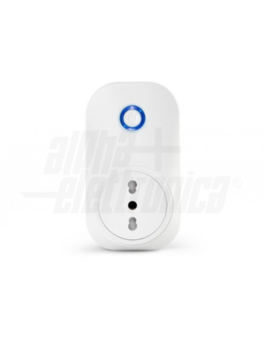 Presa intelligente Wi-Fi bipasso 10-16a spina 16a