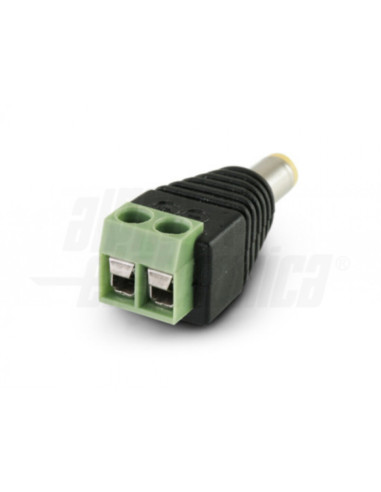 Adattatore da spina DC ø5,5-2,5mm a morsetto...