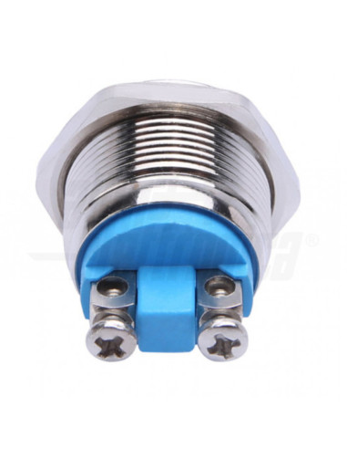 Pulsante momentaneo antivandalo NO IP65 ⌀19mm...