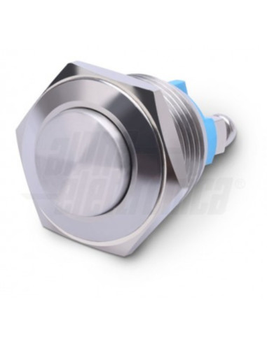 Pulsante antivandalo 1P SPST NO ⌀16mm con vite