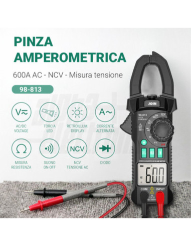 Pinza amperometrica AC 600A