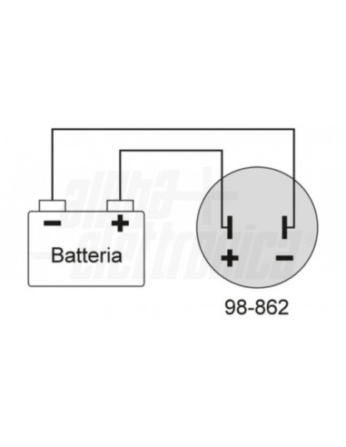 Volmetro digit pannello 12/28v 36,7x36,7x33,6mm...