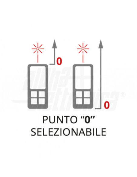 Misuratore laser multifunzione 70m