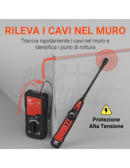 Localizzatore di cavi e tubi metallici interrati