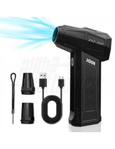 Soffiatore portatile a batterie 130000 rpm con...