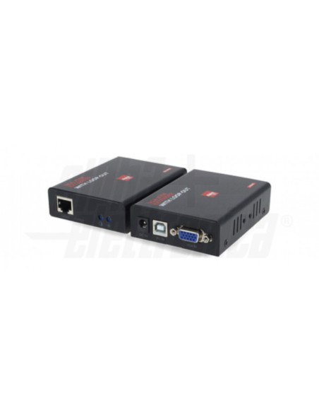 Extender VGA-USB 1920X1200 KVM 300m loop-out cat 5e/6