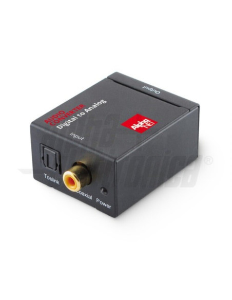 Convertitore audio digitale ad analogico da coax/toslink a 2x RCA analogico