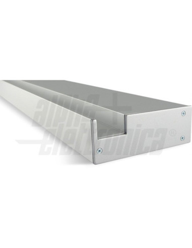 Supporto alluminio 40cm + 2 terminazioni