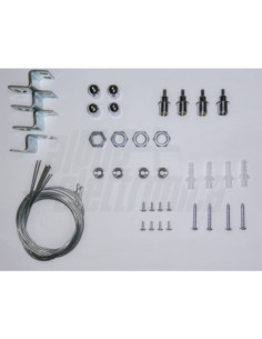 Kit di fissaggio a sospensione per pannelli led JO395 - 4...