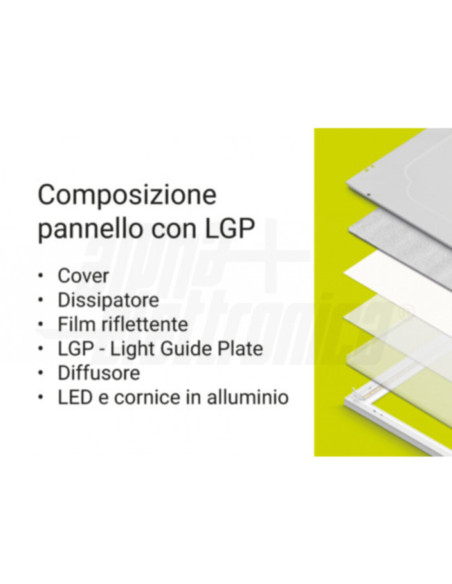 Pannello LED 40W 30X120CM LGP 4000K