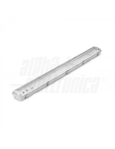 Plafoniera stagna 2tubi led t8 1,5m ip65 tubi non inclusi