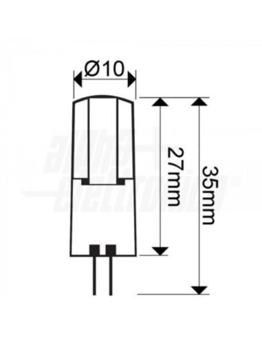 Lampada LED G4 2W 12Vac/dc 6000K