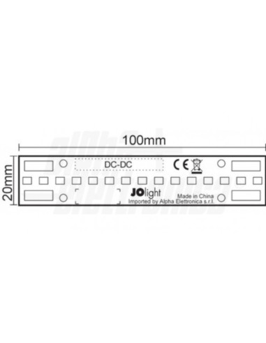 Modulo LED 2,75W 10-30VDC 3000k 175lm