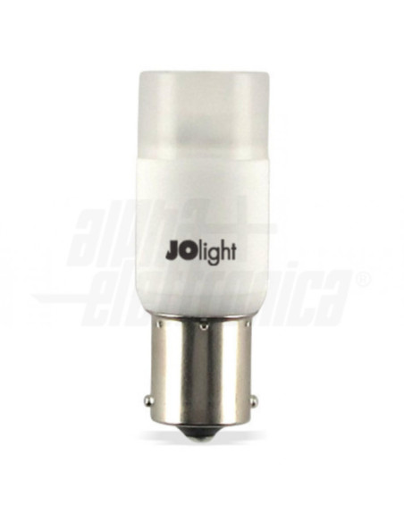 Lampada LED BA15s 10÷30Vdc 2W 6500k bianco freddo 210 lumen 360°